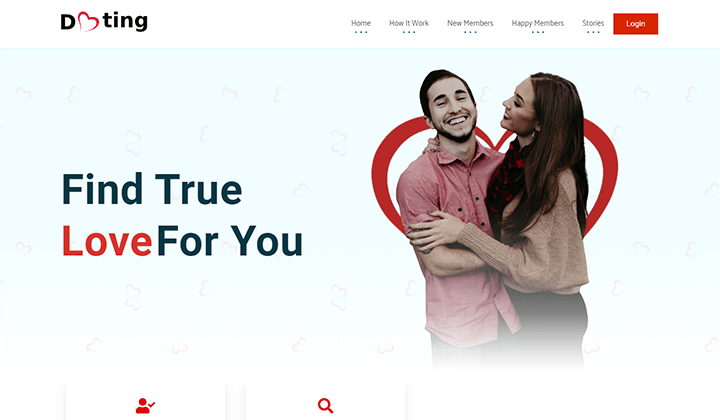 2023 年ウェディングプランナー向けのベスト WordPress テーマ 16 1 Dating and Wedding Theme for Elementor