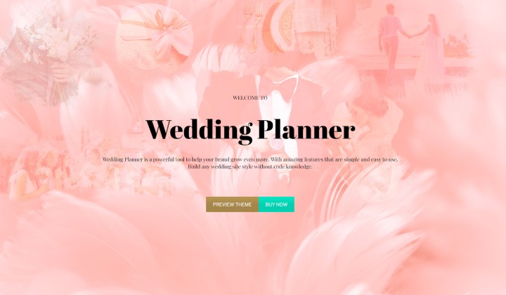 ウェディングプランナー向けのベスト WordPress テーマ 16 2023 9 TF Wedding