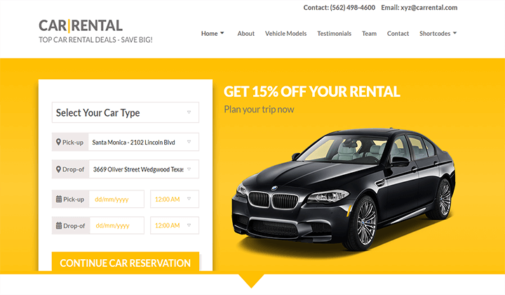 Los 14 mejores temas de WordPress para alquiler de coches de 2023 5 car rental 12