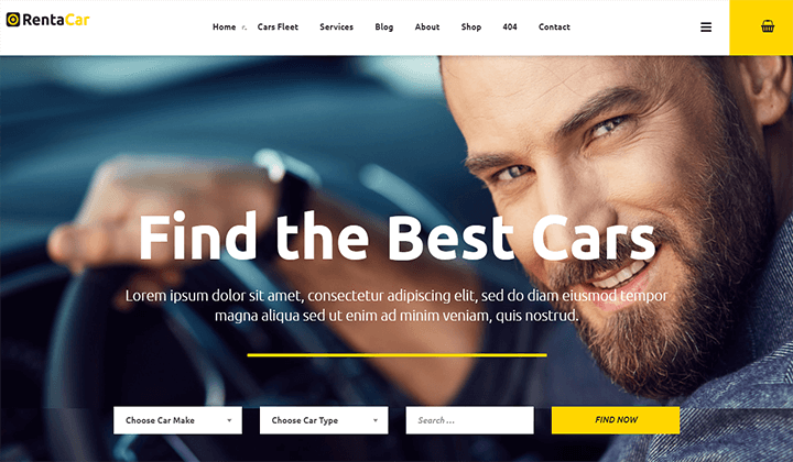 Los 14 mejores temas de Wordpress para alquiler de coches de 2023 11 rentacar 321
