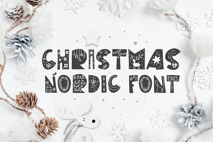 Weihnachten nordisch -