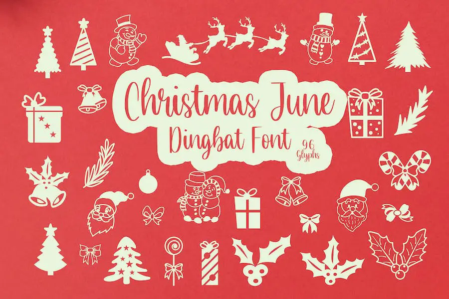 Weihnachten Juni Dingbat -