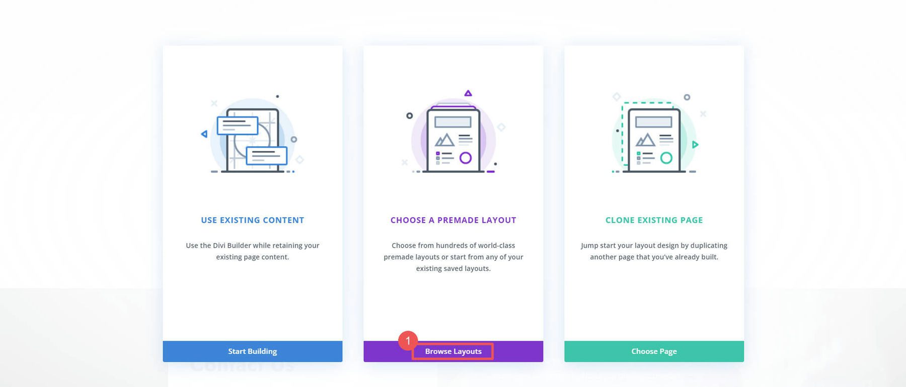 Divi を使用して製品からページへ - ステップ 1