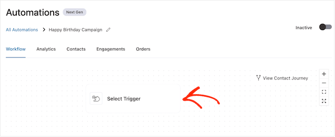 Doğum günün kutlu olsun kampanyası için bir e-posta tetikleyicisi seçme Choosing an email trigger for a happy birthday campaign