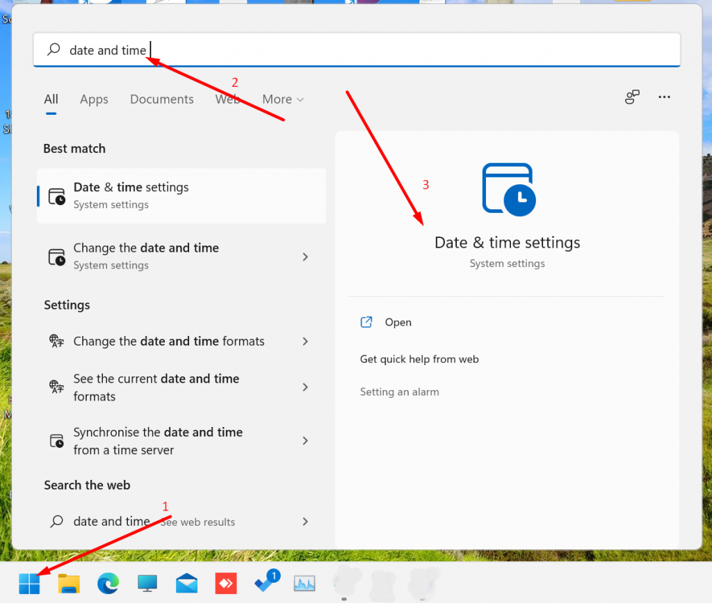 NET::ERR_CERT_DATE_INVALID Hatası 10'u Düzeltmek için En İyi 12 Yöntem Date and time settings in Windows 11