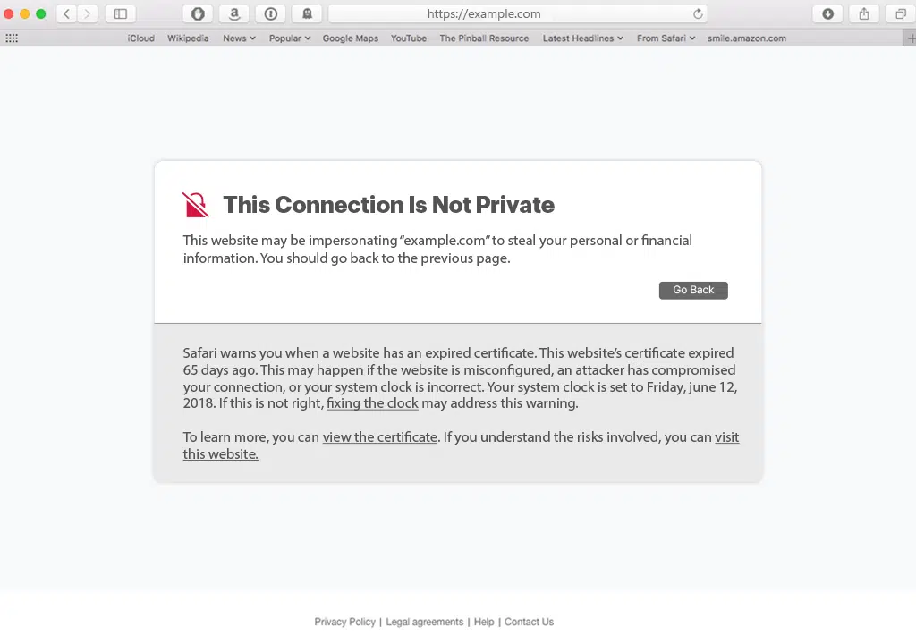 NET::ERR_CERT_AUTHORITY_INVALID Hatası Nasıl Düzeltilir? (10 Çözüm) 6 NET::ERR_CERT_AUTHORITY_INVALID Safari