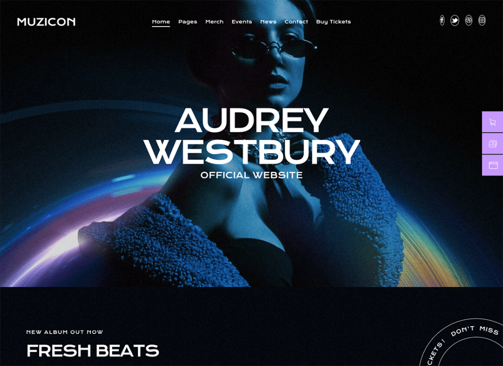Muzicón | Tema de WordPress para festivales de música y conciertos