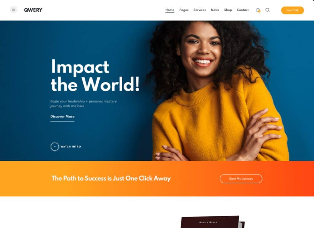qwery | Tema empresarial multipropósito de WordPress y WooCommerce + ChatGPT