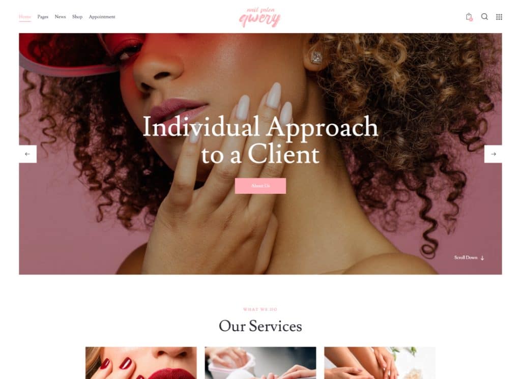 Qwery - Tema multiusos de WordPress y WooCommerce para empresas