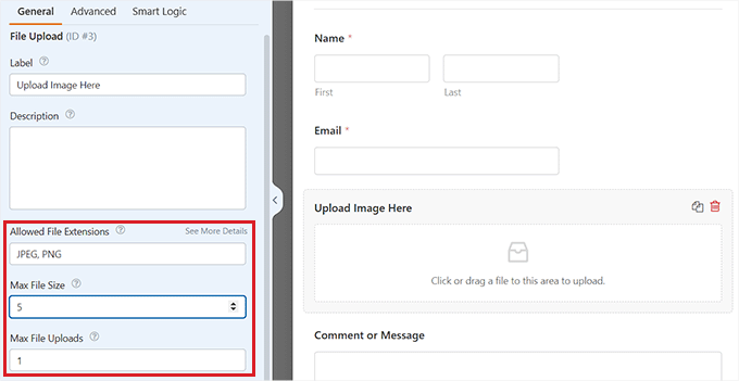 配置字段設置 Configure field settings