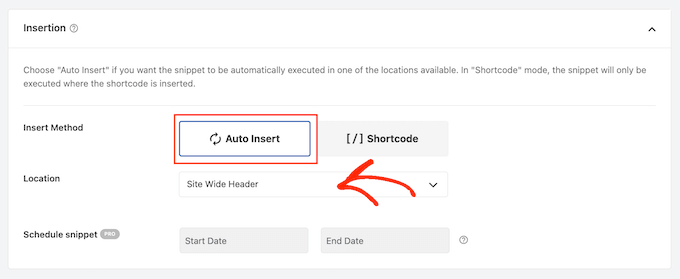 Aggiunta di codice a un'intestazione di WordPress Adding code to a WordPress header