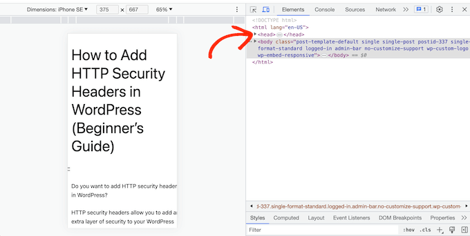 Codice dell'app Apple nell'intestazione di WordPress Apple app code in the WordPress header
