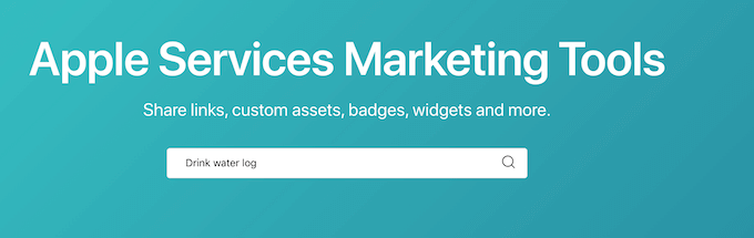 Il sito Web degli strumenti di marketing per le app The App Marketing Tools website