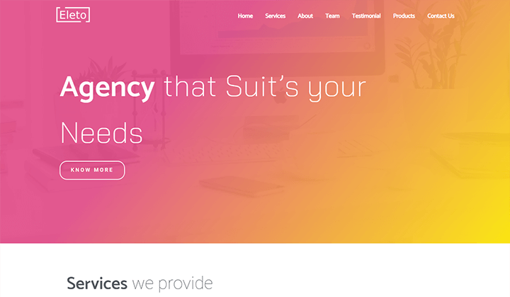 16 лучших тем и шаблонов WordPress для PR-агентств 2023 1 Online Agency Elementor Template