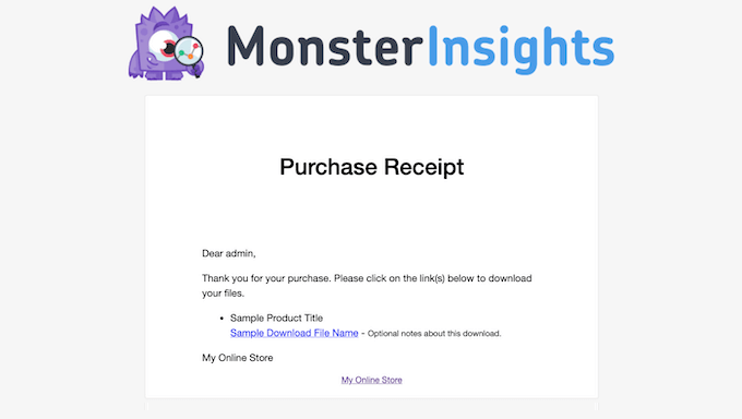 購入確認メールにロゴを追加する Adding a logo to a purchase confirmation email