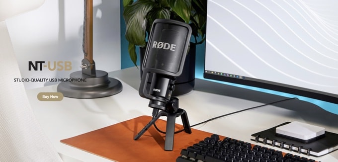 Rode NT-USB este un microfon USB de calitate The Rode NT-USB Is a Quality USB Microphone