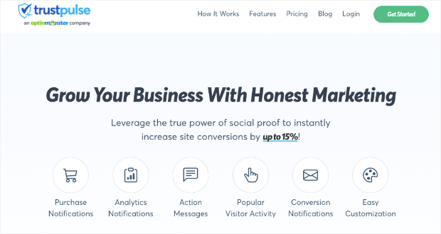 WordPress-E-Commerce-Plugins – Trustpulse-Homepage