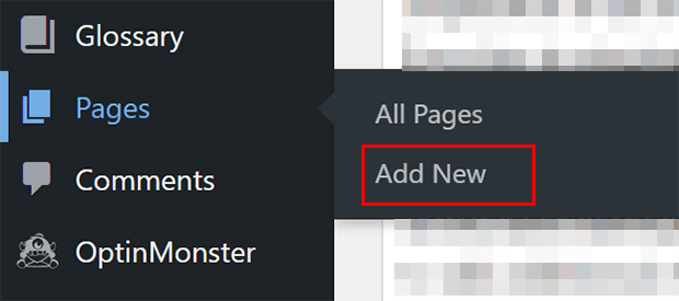 Neue Seite zu WordPress hinzufügen