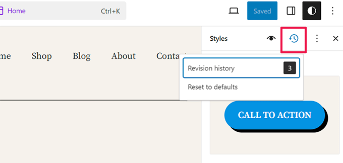 Изменения стилей в WordPress 6.3 Style revisions in WordPress 6.3