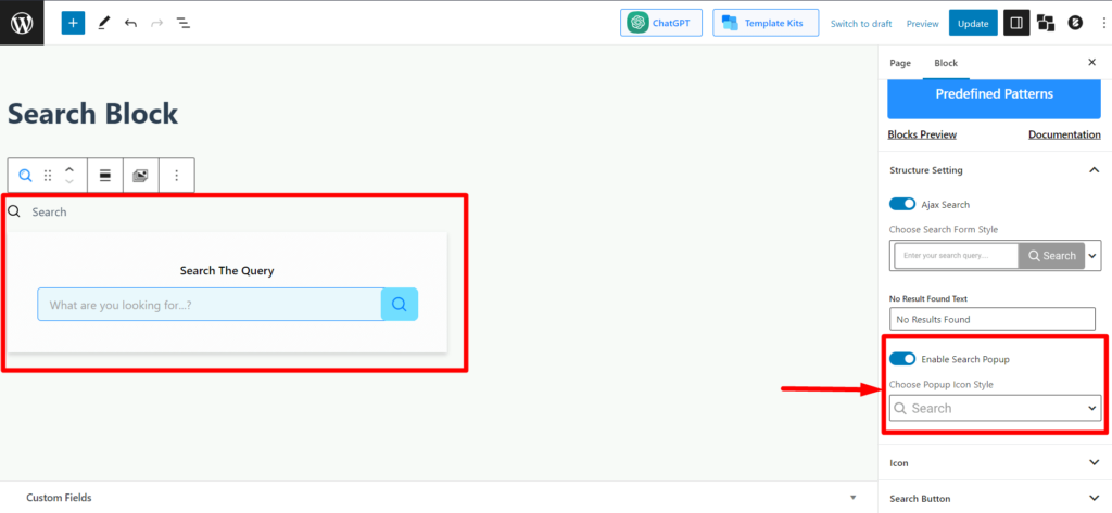 Представляем блок расширенного поиска PostX 8 Enable Search Popup