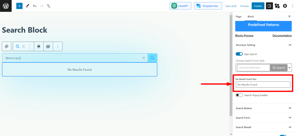 Представляем блок расширенного поиска PostX 7 Search No Results Found