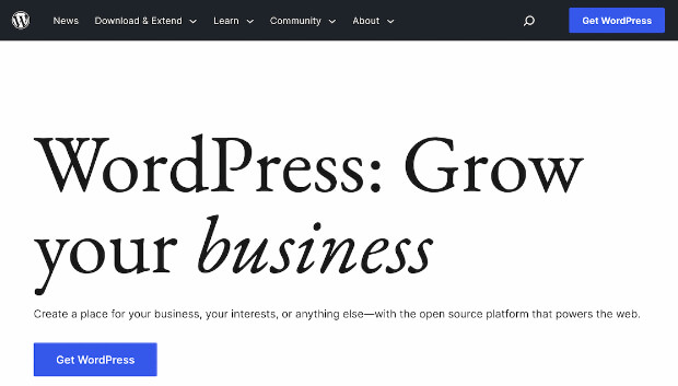 หน้าแรกของ WordPressorg
