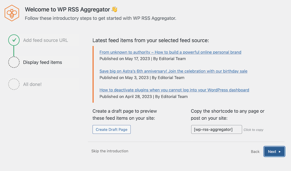 Добро пожаловать на страницу агрегатора WP RSS