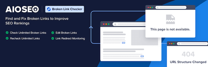 AIOSEO Broken Link Checker WordPress 플러그인 The AIOSEO Broken Link Checker WordPress plugin