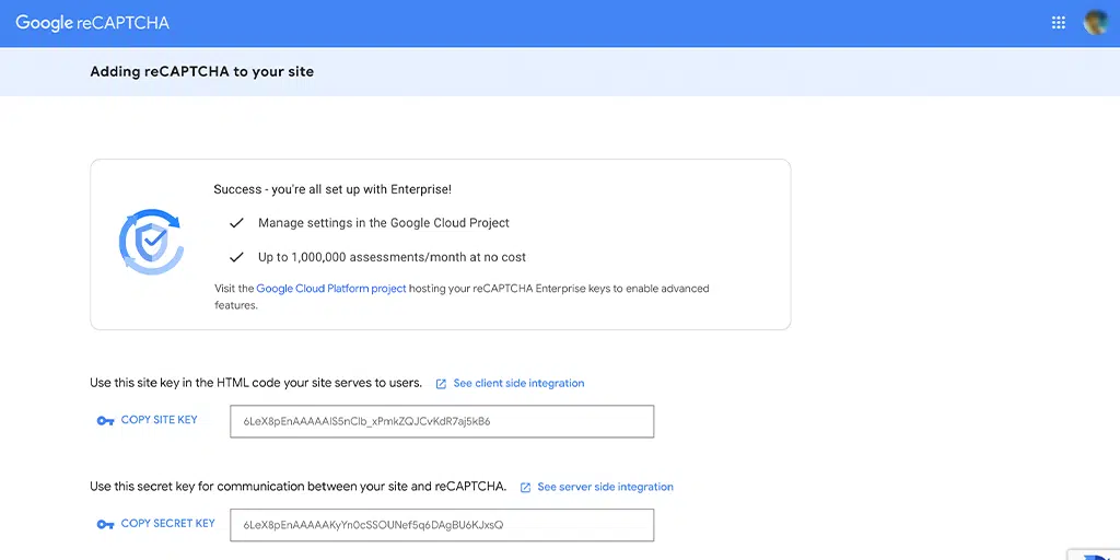 Como corrigir “Erro para proprietário do site: domínio inválido para chave do site”? (7 métodos) 8 Creating site key and Secret Key