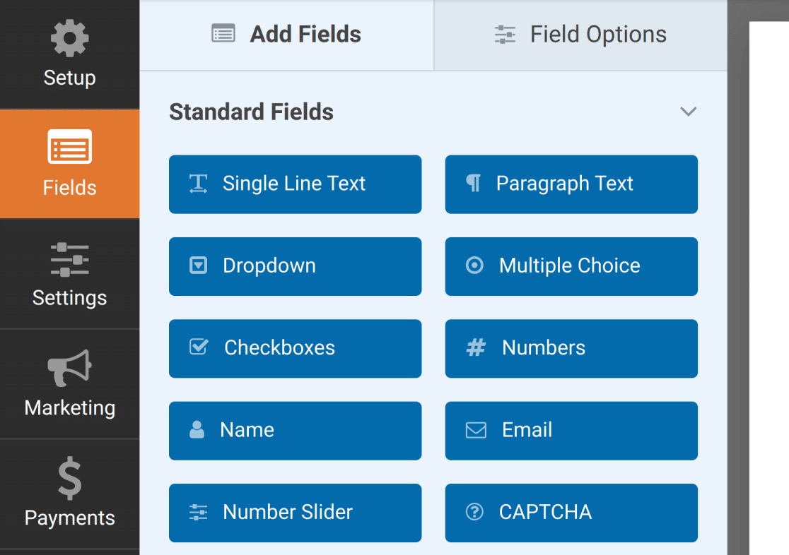 WPForms Fields