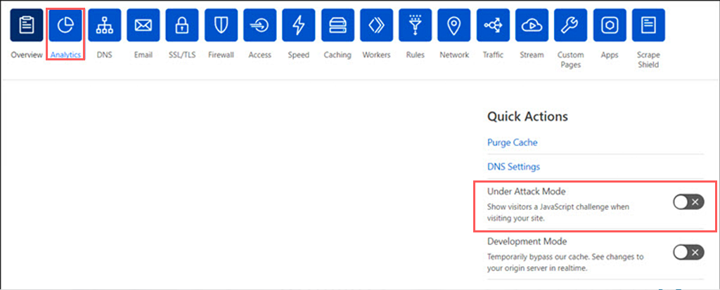 كيفية إصلاح خطأ Cloudflare 522: انتهت مهلة الاتصال؟ (11 حلول) 8 Under Attack Mode Cloudflare