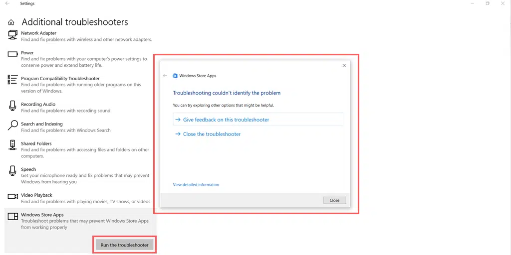 Chrome 브라우저에서 ERR_ADDRESS_UNREACHABLE을 수정하는 방법은 무엇입니까? (11개 방법) 11 Run the troubleshooter