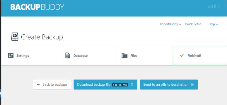 backupbuddy-backup-creation - IsItWP - Rilevatore di temi WordPress gratuito backupbuddy backup creation