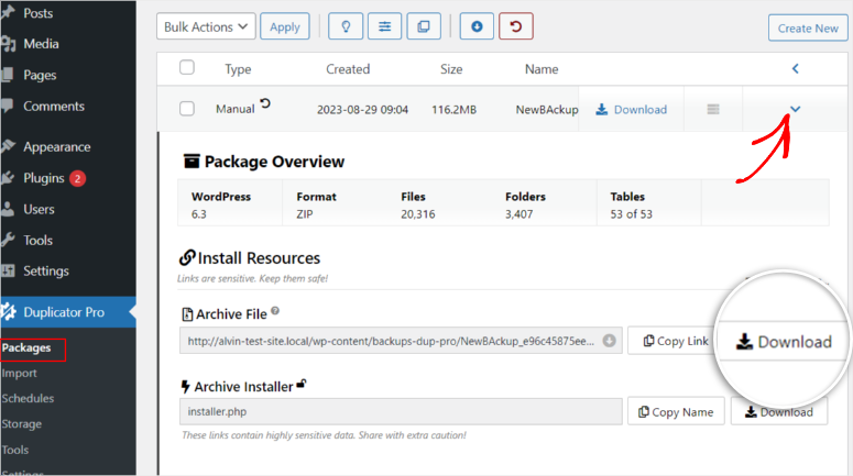 duplicator-archive-file - IsItWP - Rilevatore di temi WordPress gratuito duplicator-archive-file