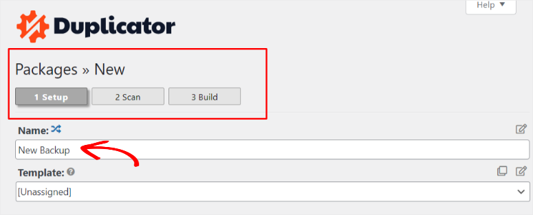pacchetto-duplicatore-passi-setup - IsItWP - Rilevatore di temi WordPress gratuito duplicator steps setup package