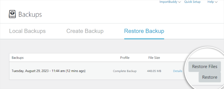 backupbuddy-restore - IsItWP - Rilevatore di temi WordPress gratuito backupbuddy restore