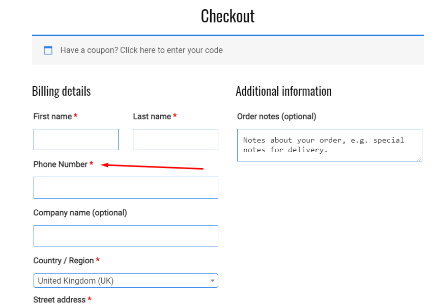 Niestandardowe pola wp e-commerce