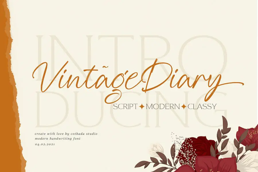 Vintage-Tagebuch -