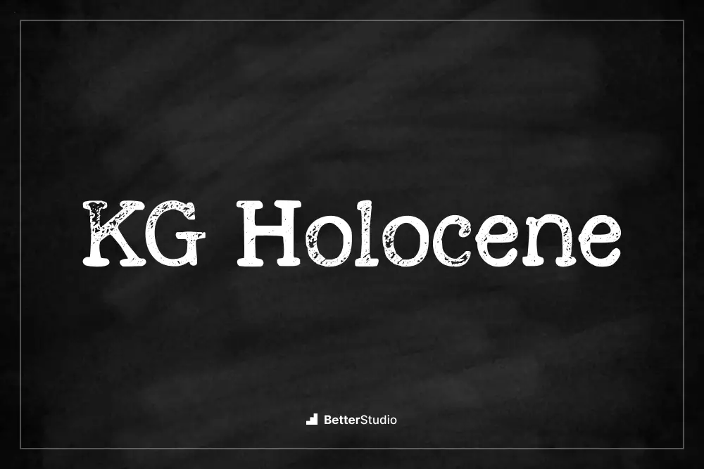 KG Holozän -