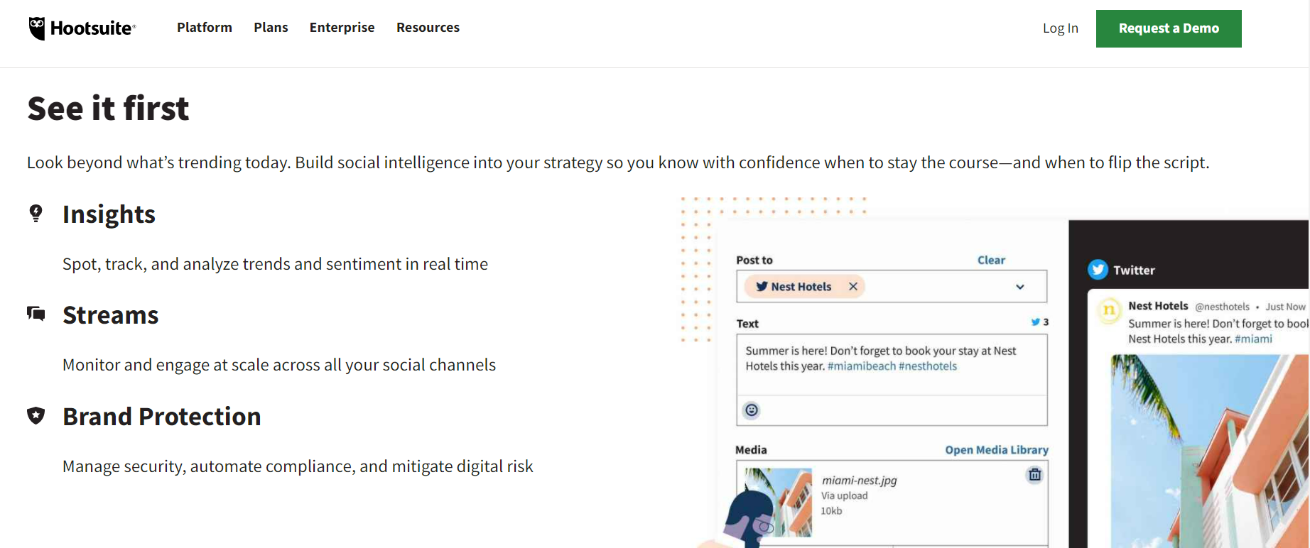 Buffer vs Hootsuite vs Nanti