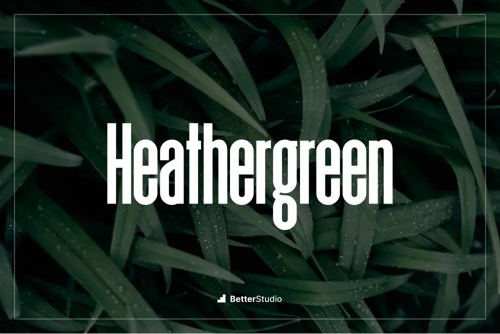 hijau heather -