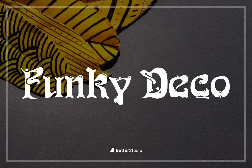 dekorasi yang funky -