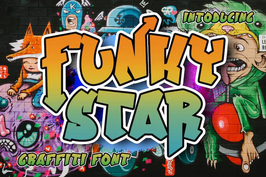 bintang yang funky -