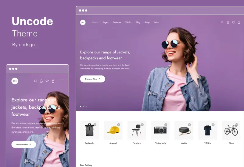 Uncode 主題 - 創意和 WooCommerce WordPress 主題
