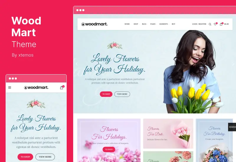 Tema WoodMart - Tema multifuncțională WooCommerce