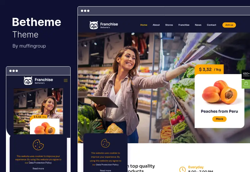 Tema Betheme - Temă multifuncțională receptivă WordPress și WooCommerce