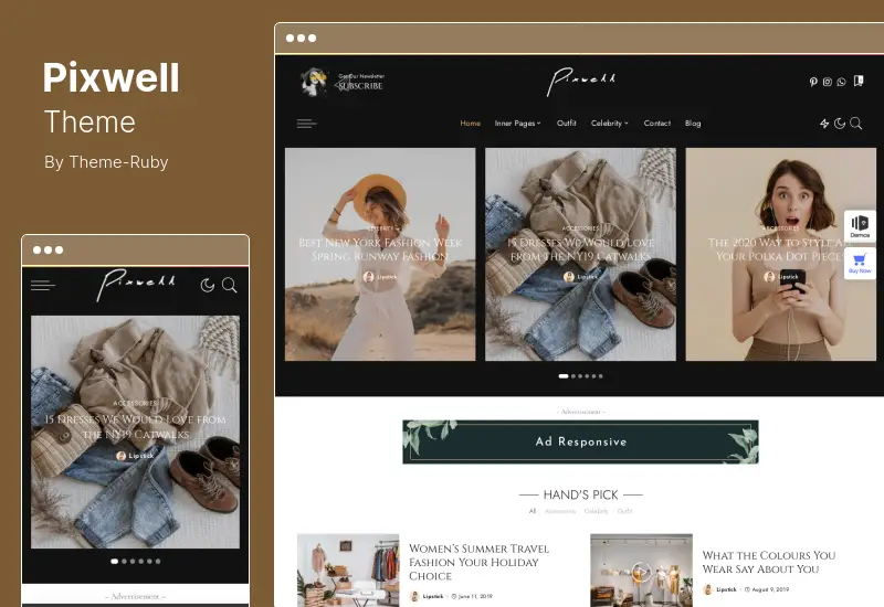 Motyw Pixwell - motyw WordPress dla nowoczesnego magazynu
