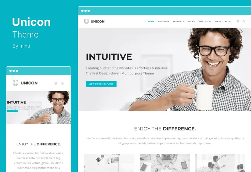 Unicon Teması - Tasarım Odaklı Çok Amaçlı WordPress Teması