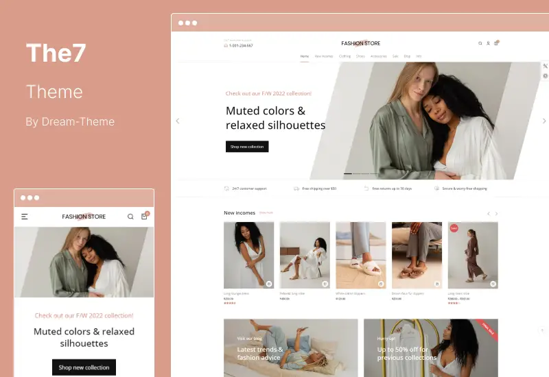 The7 Theme - WordPress Teması için Web Sitesi ve e-Ticaret Oluşturucu