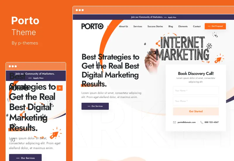 Porto Teması - Çok Amaçlı ve WooCommerce Teması